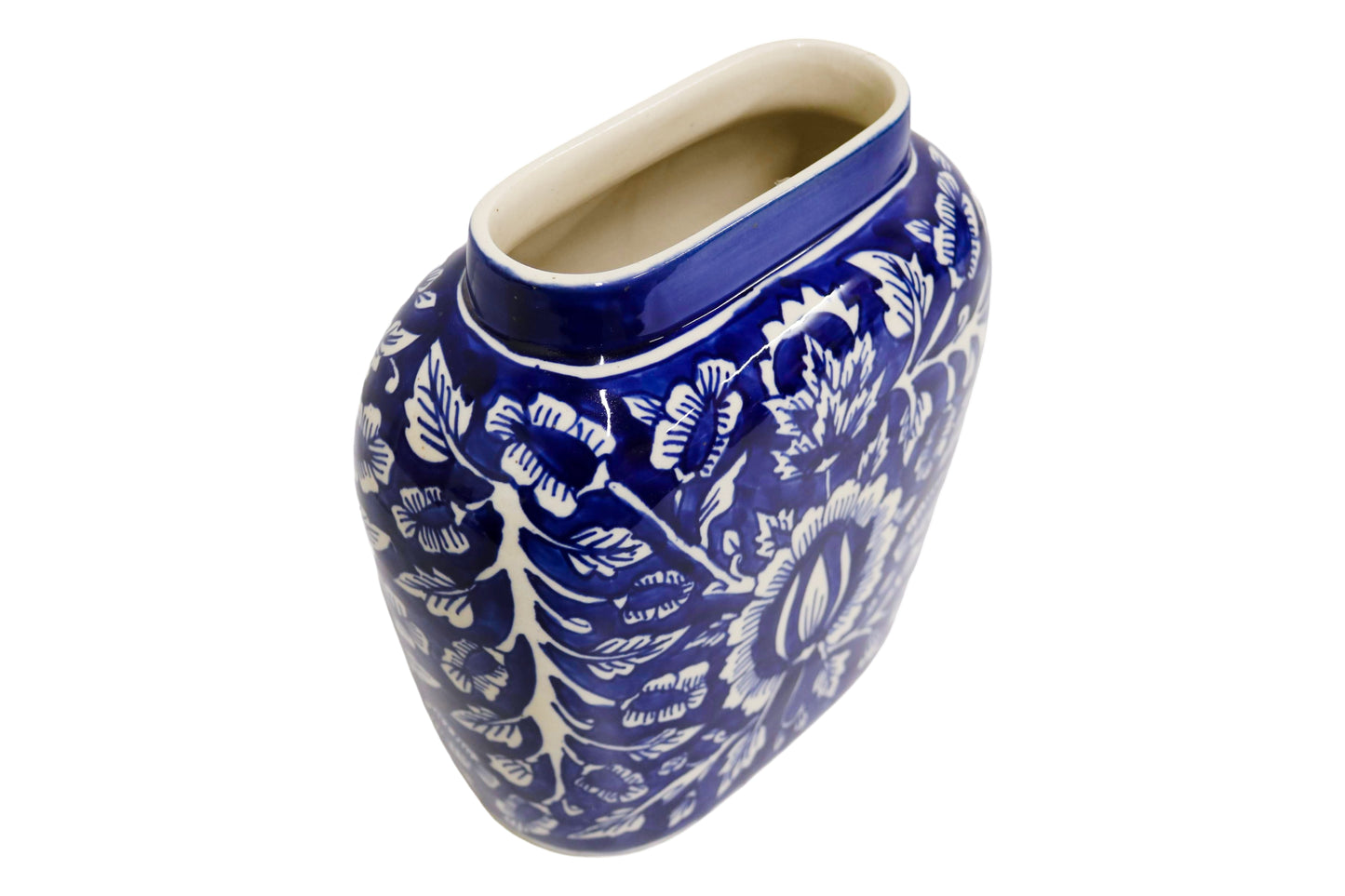 Ceramic Large Blue Vase