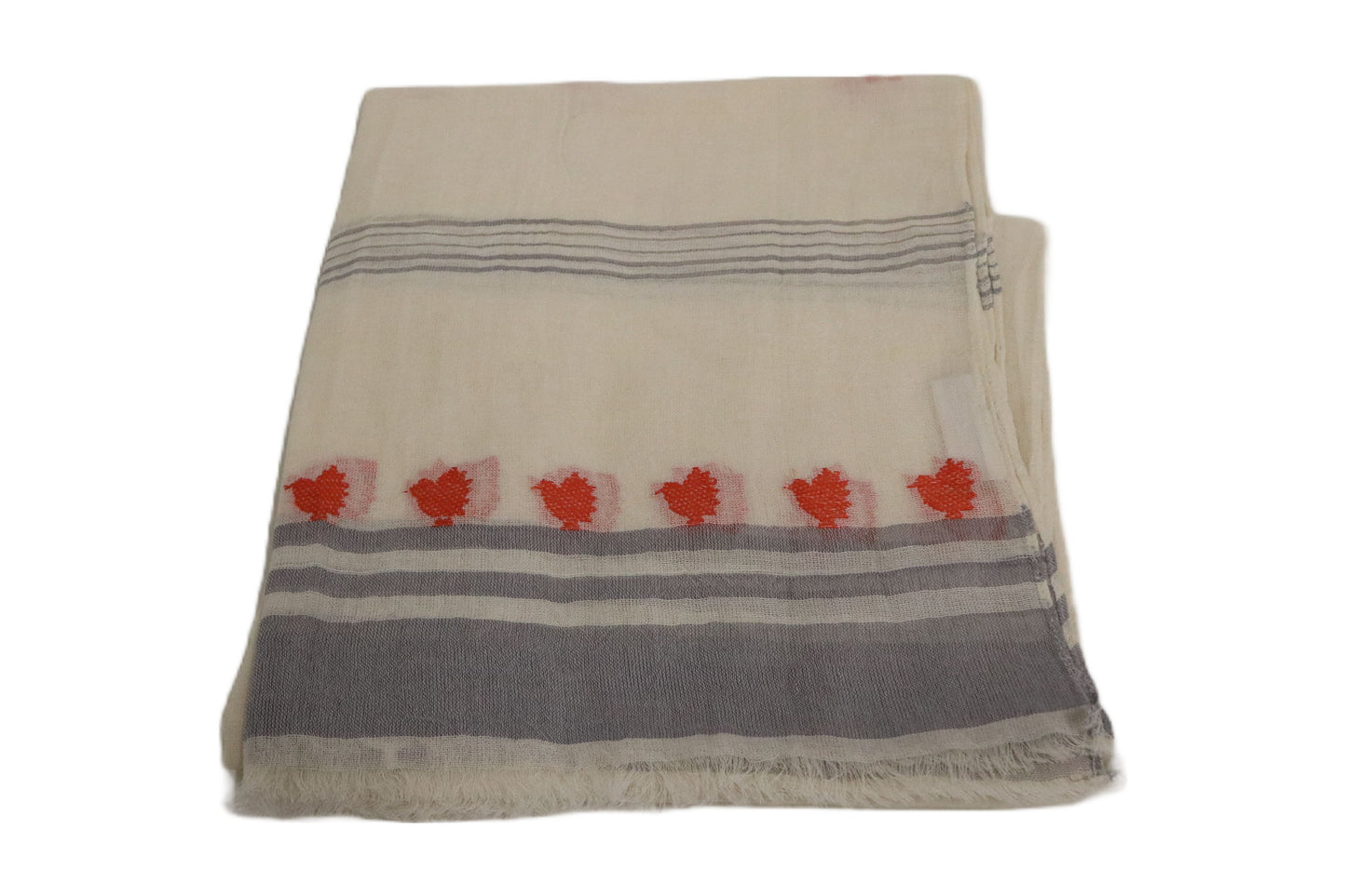 Home&Manor 100% Cotton and Polyester Scarf, Wrap, Throw, Shawl