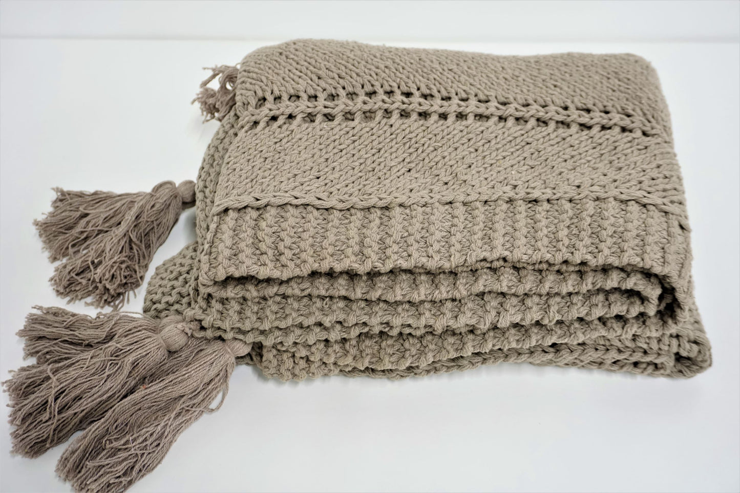 Handcrafted 100% Wool Throw Blanket