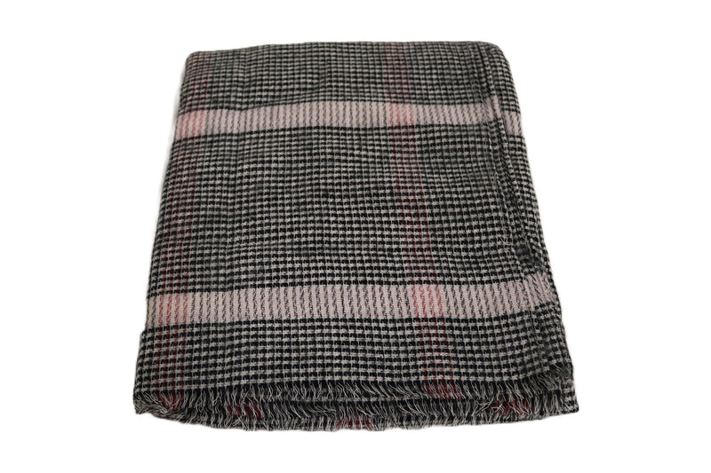 Home&Manor 100% Cotton and Polyester Scarf, Wrap, Throw, Shawl