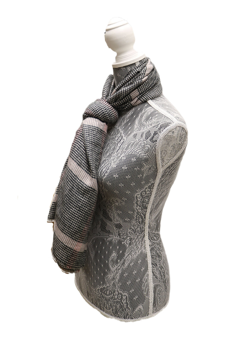 Home&Manor 100% Cotton and Polyester Scarf, Wrap, Throw, Shawl