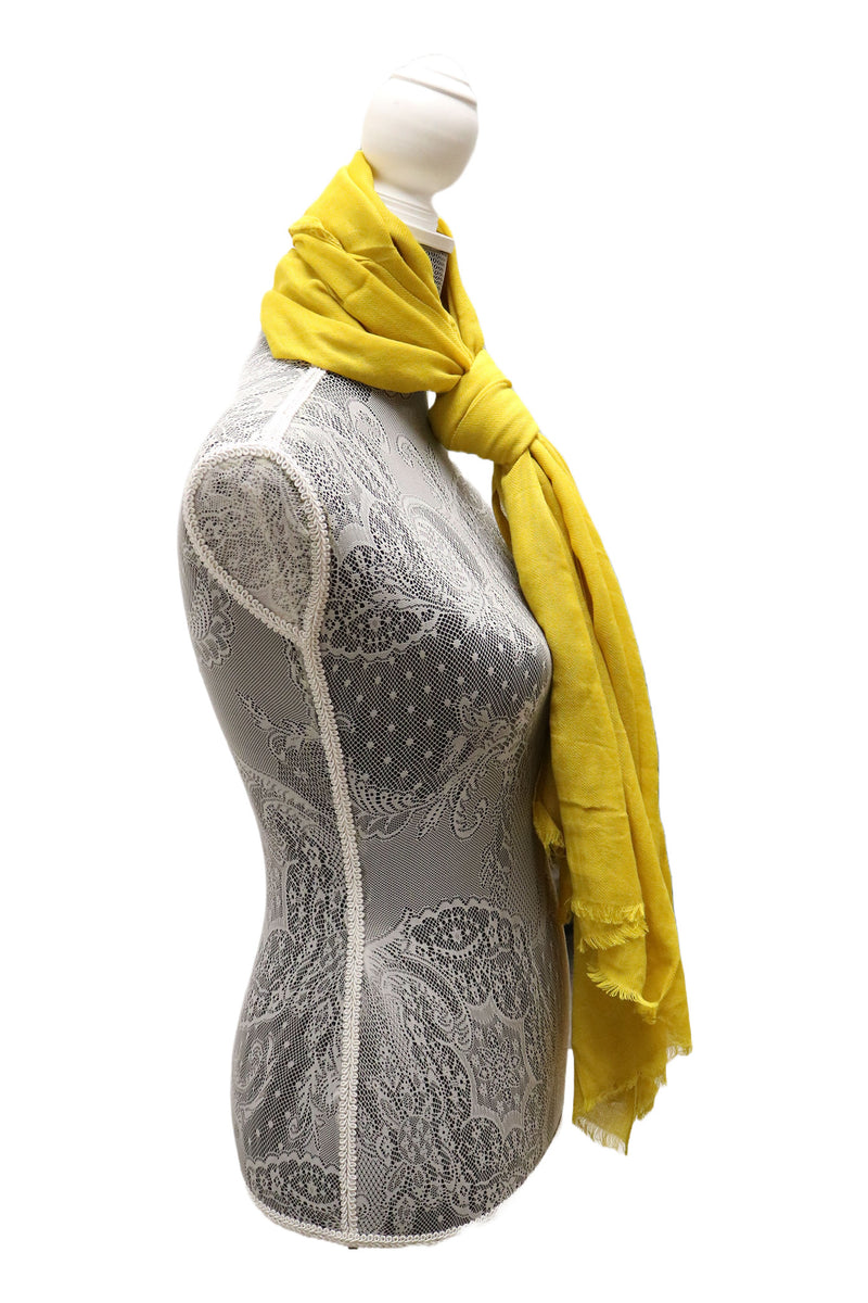 Home&Manor 100% Cotton and Polyester Scarf, Wrap, Throw, Shawl