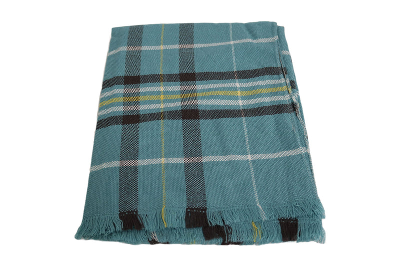 Home&Manor 100% Cotton and Polyester Scarf, Wrap, Throw, Shawl