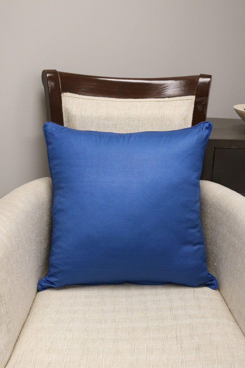 Premium Silk Pillow 18" Royal Blue