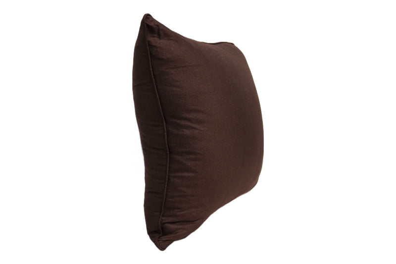 Premium Silk Pillow 18" Brown