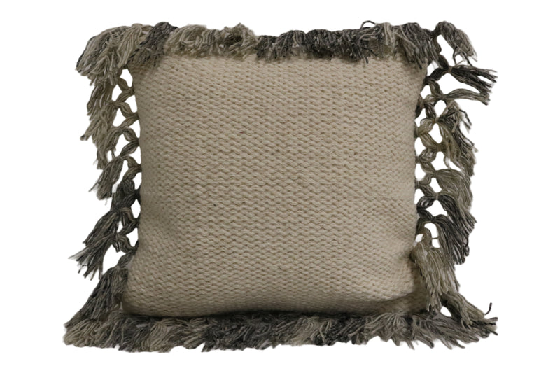 Royan Wool & Cotton Designer Throw Pillow