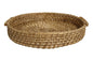 Home&Manor 12" Rattan Round Tray
