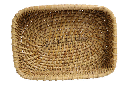 Home&Manor 9" Rattan Deep Basket