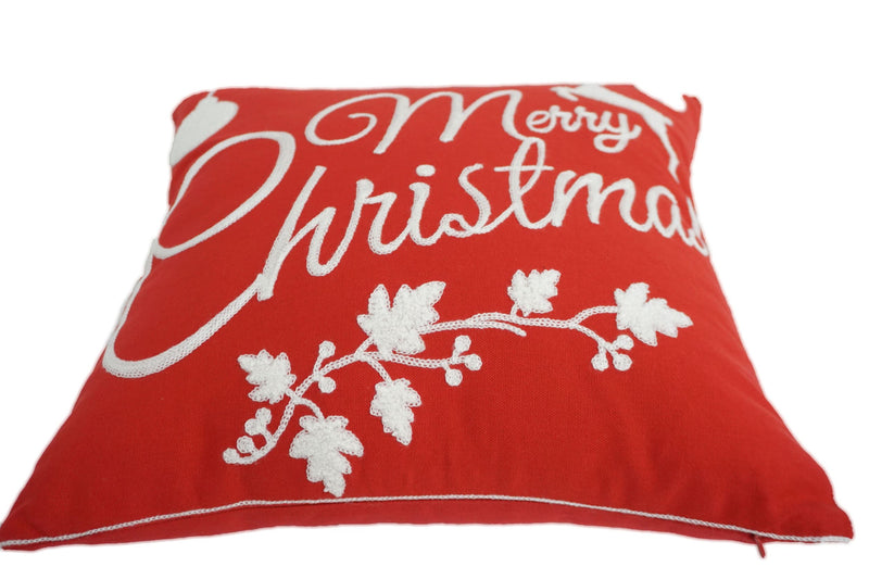 Embroidered Christmas Designer Pillow