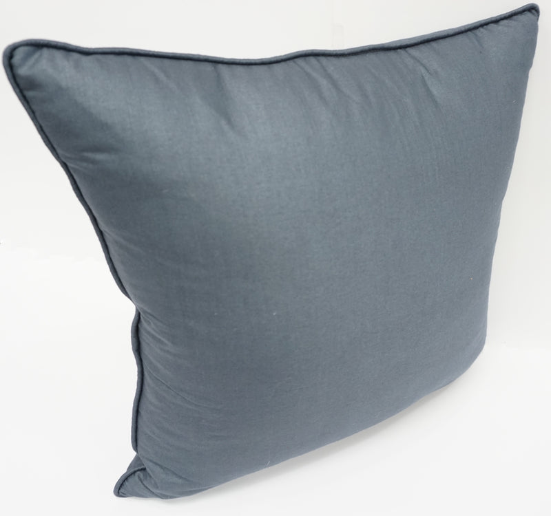 Premium Silk Pillow 18" Blue