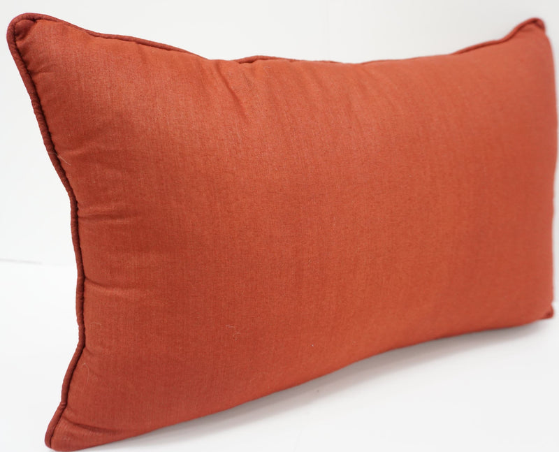 Premium Silk Pillow 13"x20" Red