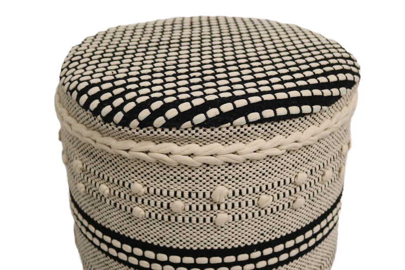 Rennes Cotton Round Stool