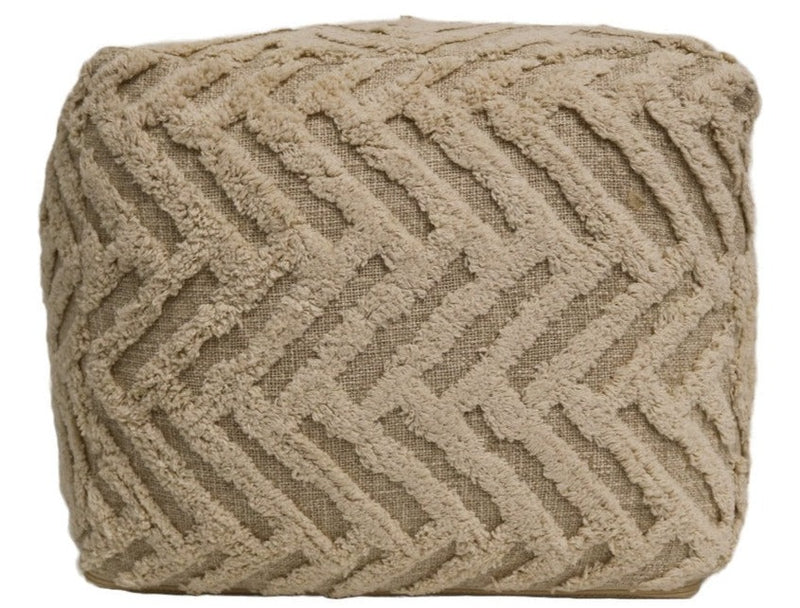 Rimini Cotton Cube Pouf