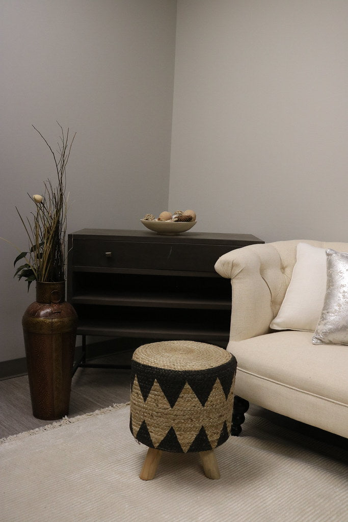 Morzine Jute Round Stool