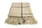 Handcrafted Wool & Cotton Throw Blanket
