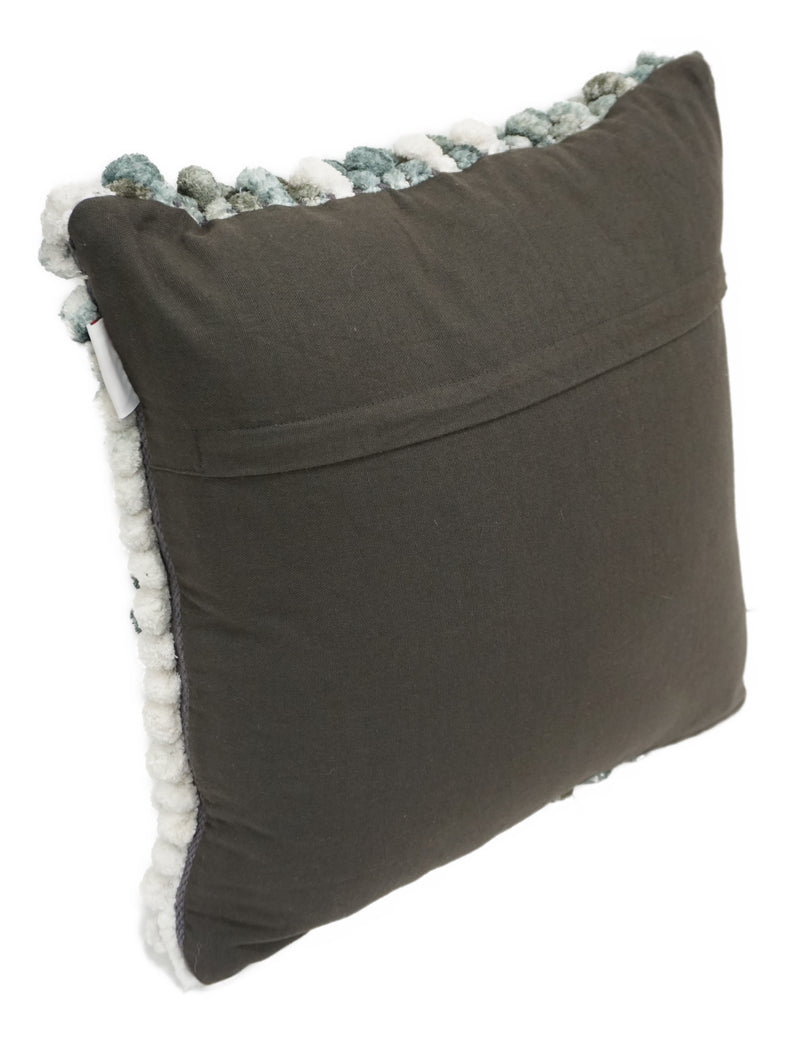 Gillian Pom Pom Designer Throw Pillow