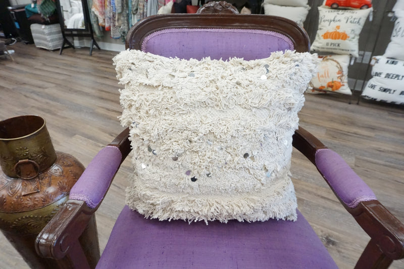 Riccardi Cotton Designer Throw Pillow