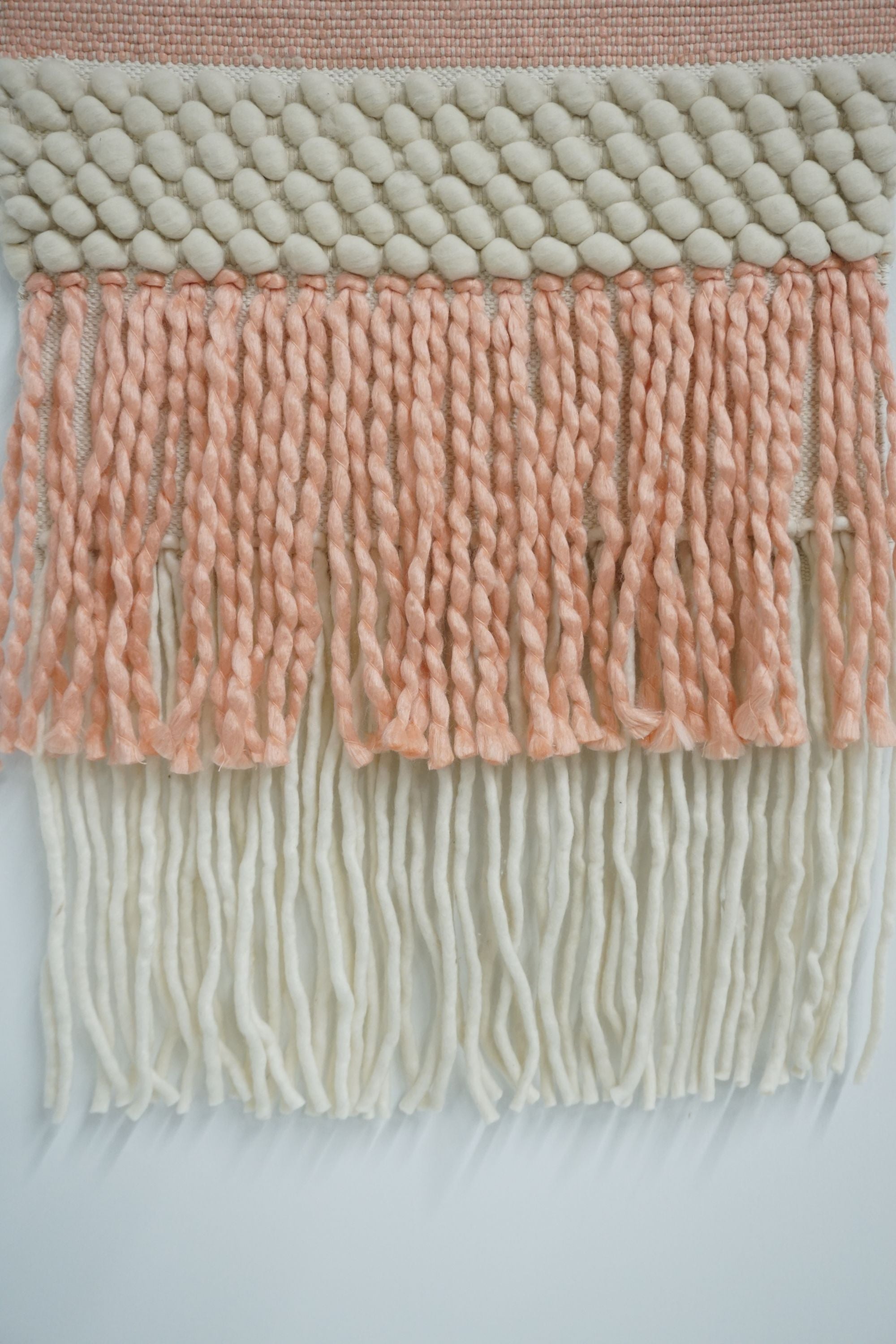Large Pink & Sand Wall Hanging