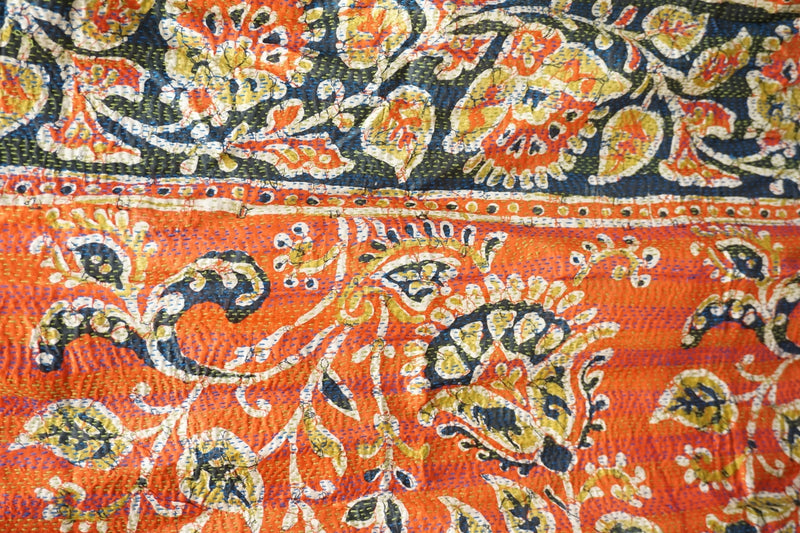 Vintage Kantha Silk Scarves