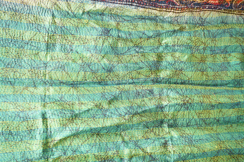 Vintage Kantha Silk Scarves