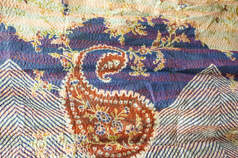 Vintage Kantha Silk Scarves