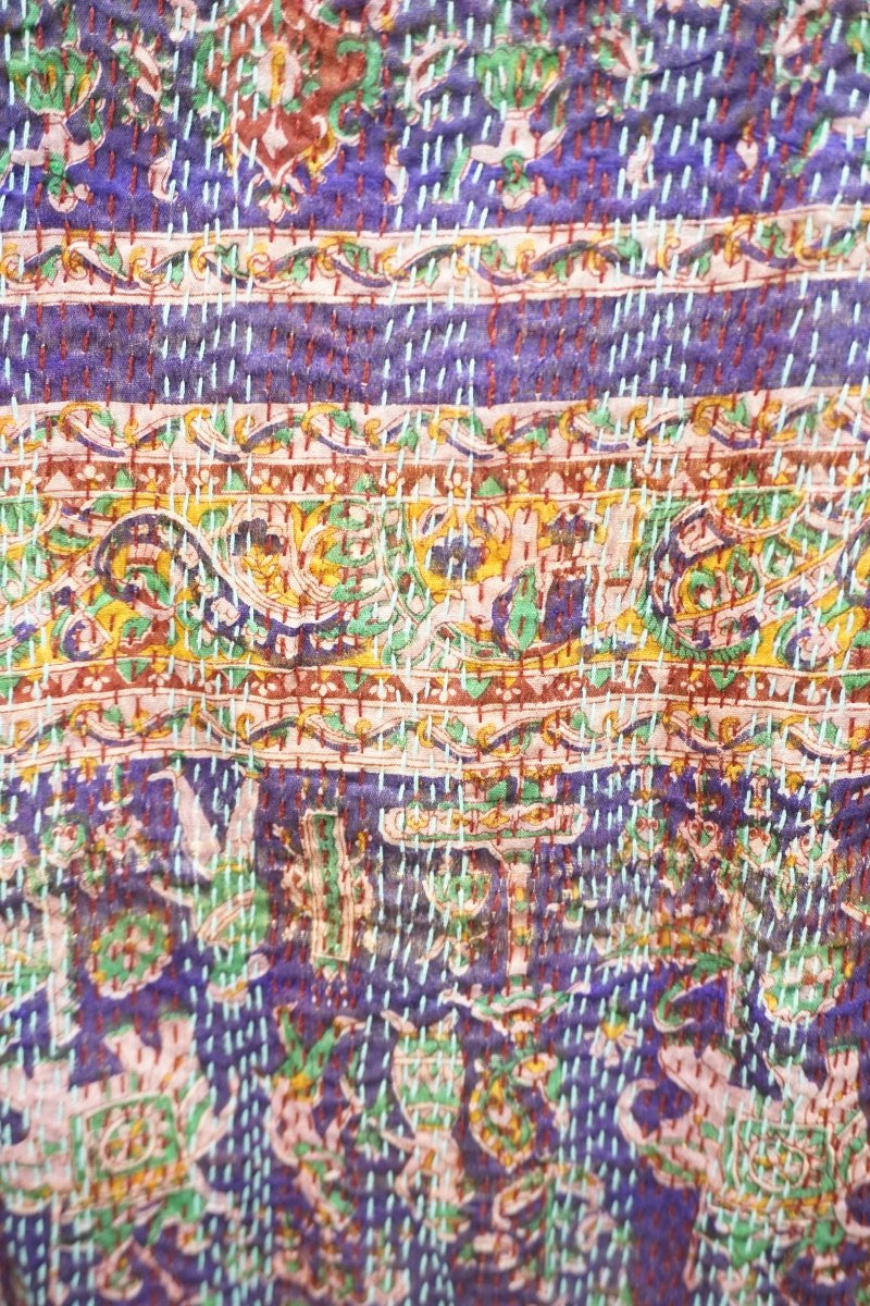 Vintage Kantha Silk Scarves