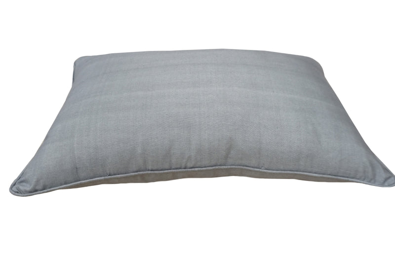 Premium Silk Pillow 13"x20" Light Gray